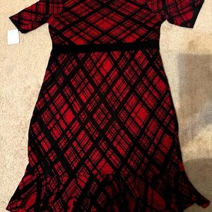 Nwt Untalented Red Black Sweater Dress Sz Large